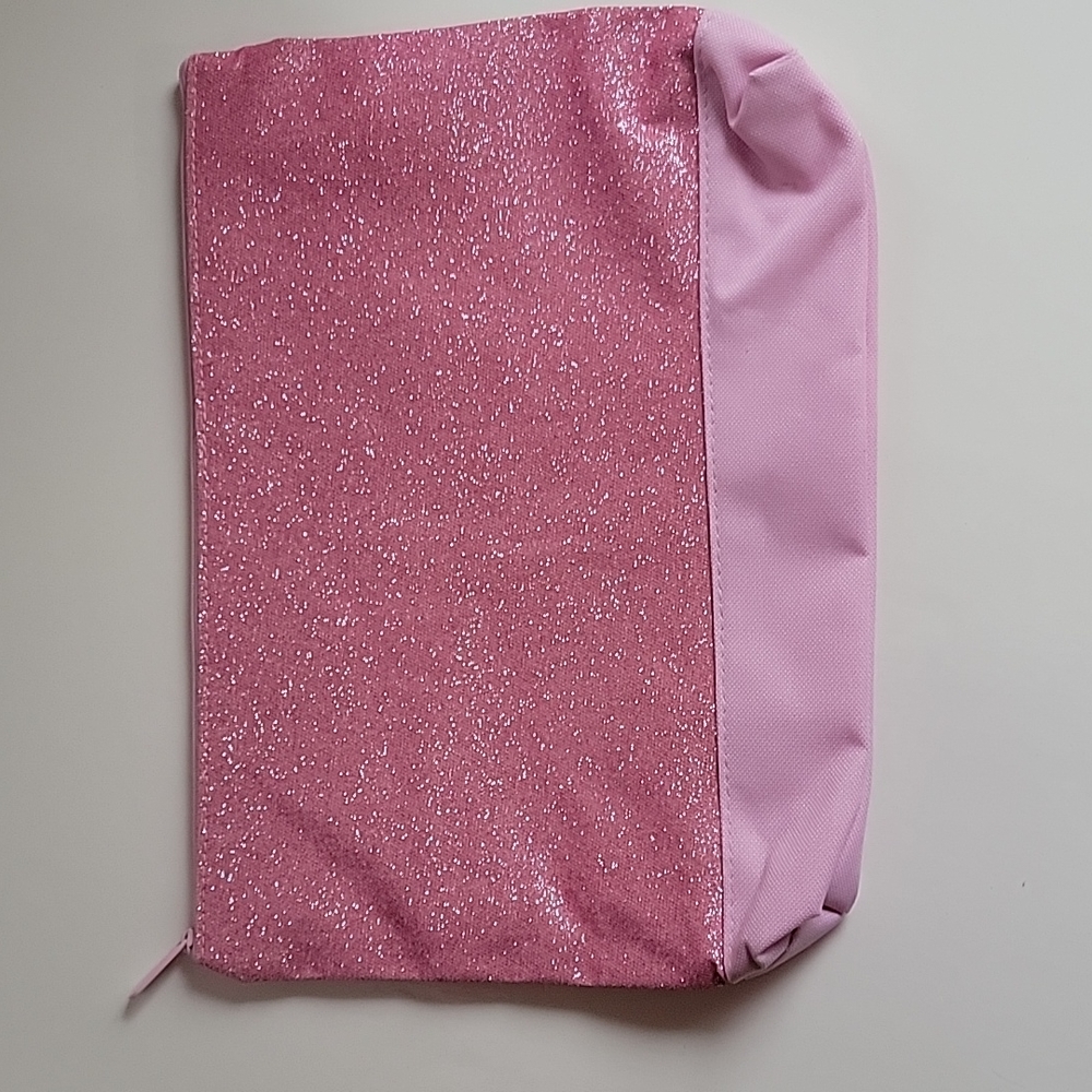 Thirty-one Large Zipper Pouch - Pink Sparkle